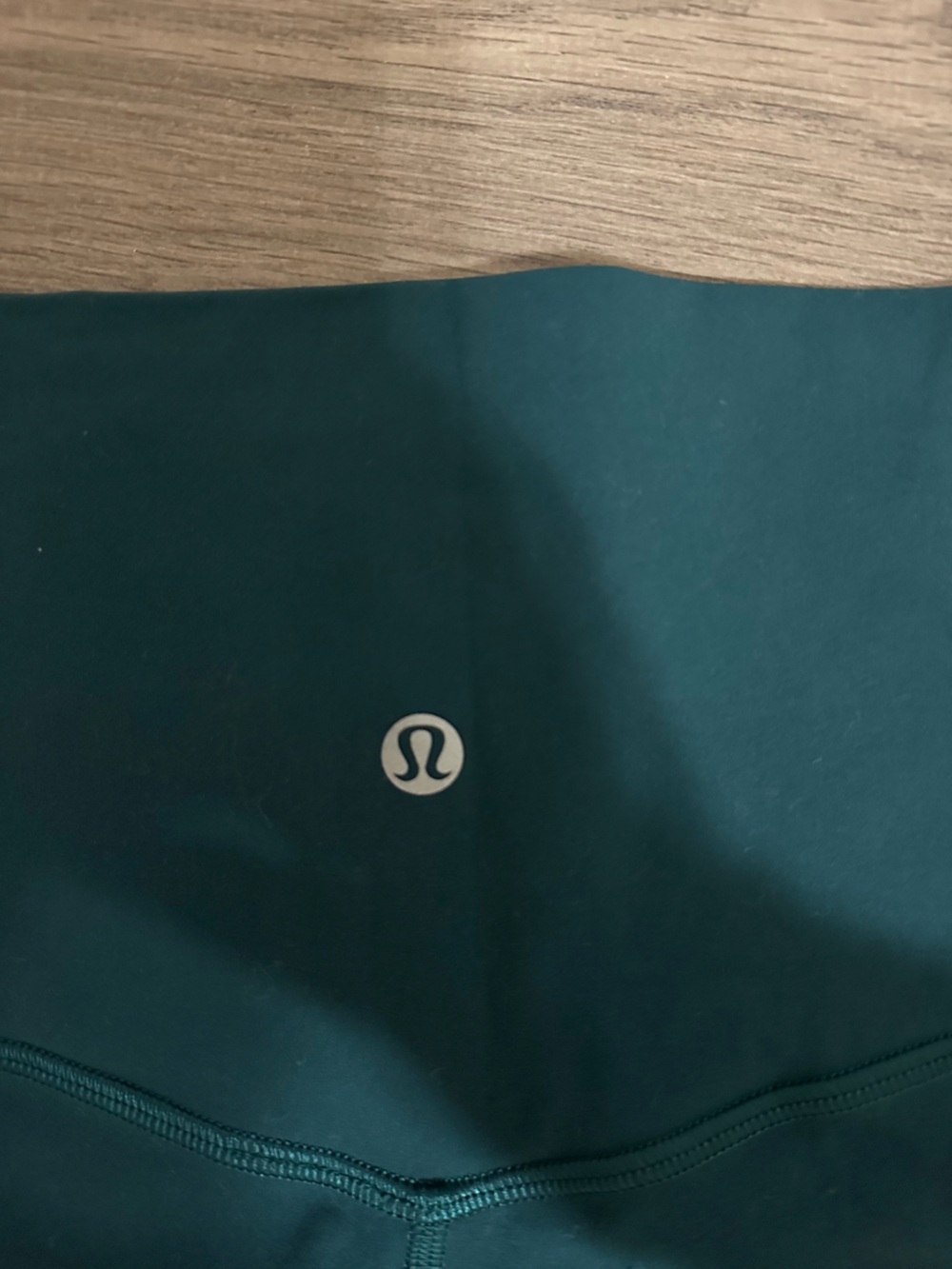 lululemon High-Rise Bike Shorts in Deep Teal, Size 2 - Picture 3 of 5